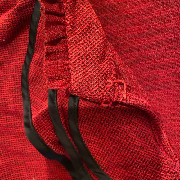 Red Ruffle Shirt - Picture 2 of 3